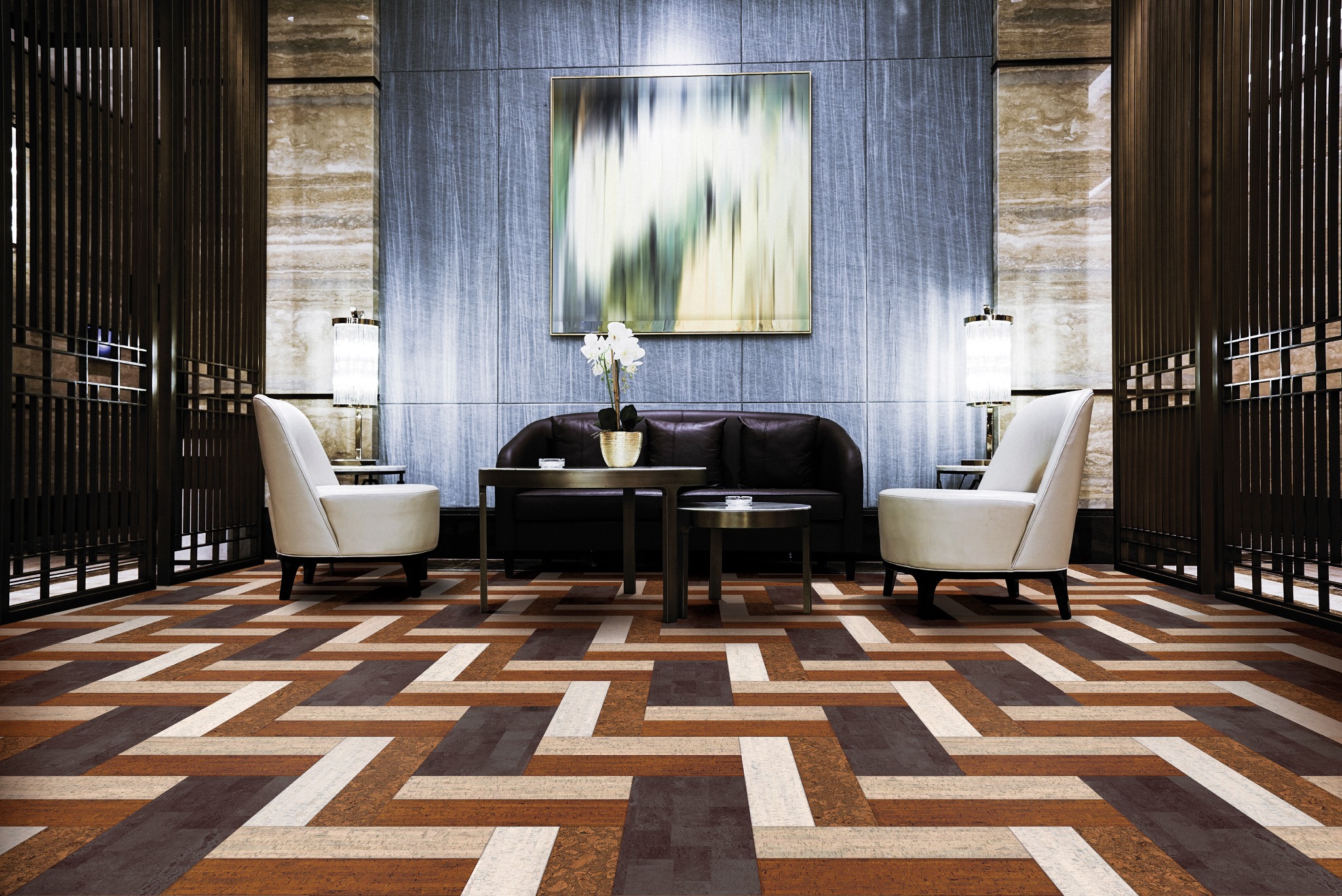 Mit AMORIM WISE Cork Pure Signature sein eigenes Dekor kreieren